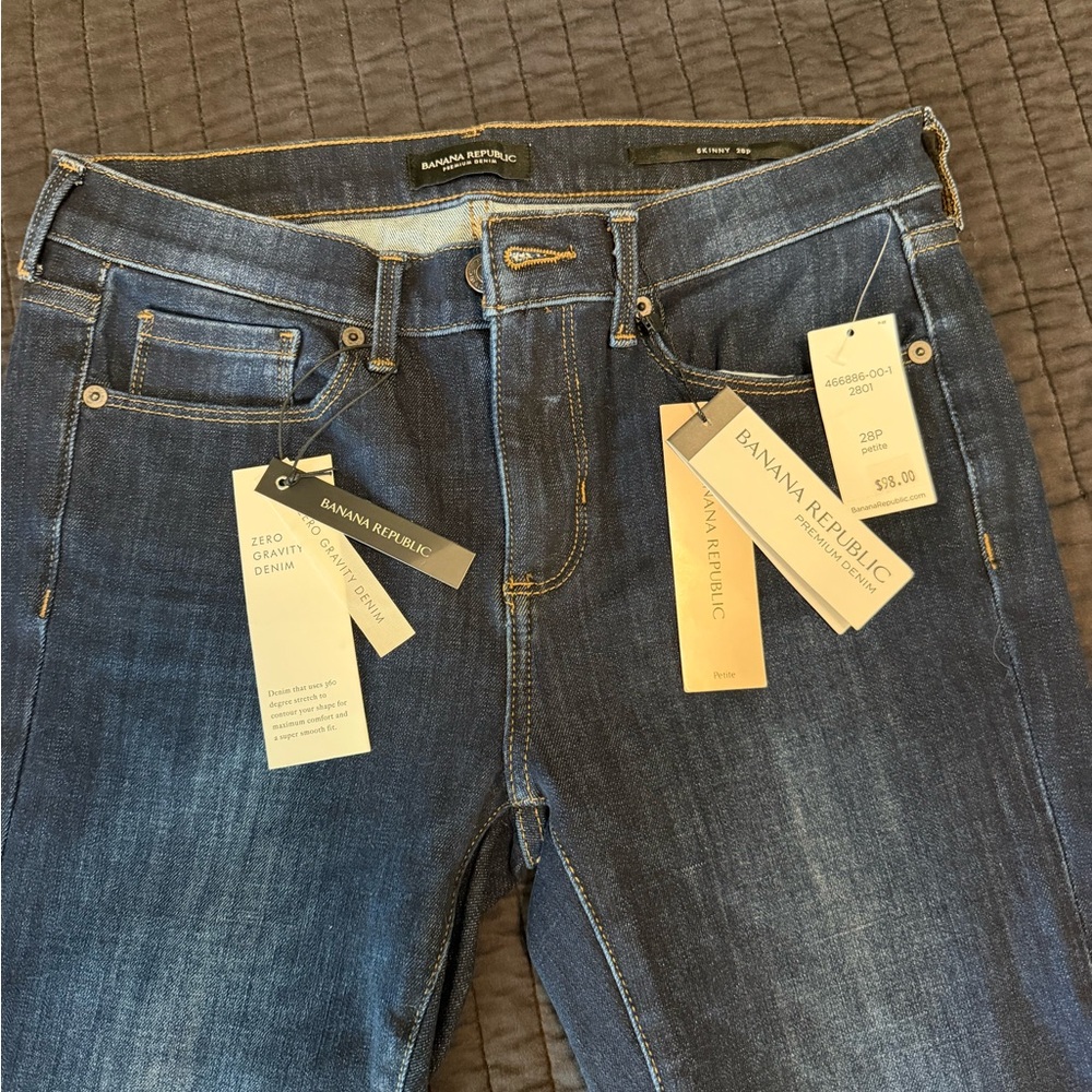 Banana Republic Women's Dark Indigo Skinny Jeans